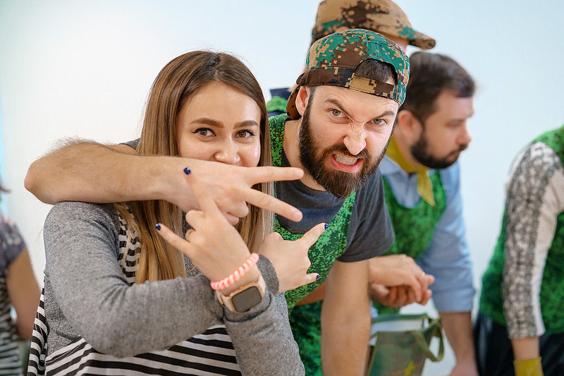 Корпоратив на День строителя в Severodvinsk с уличными активностями