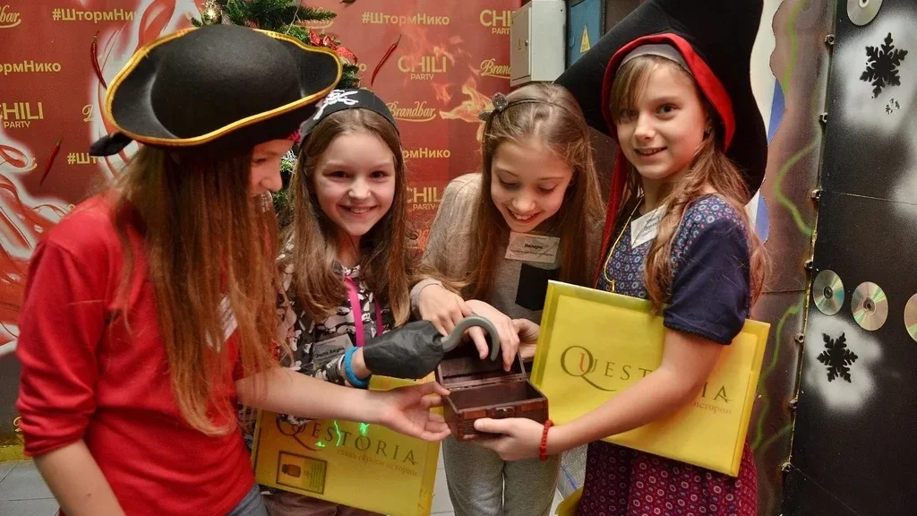 Квест на 8 марта для детей «Завещание Флинта» : сокровища Флинта теперь в надежных руках.